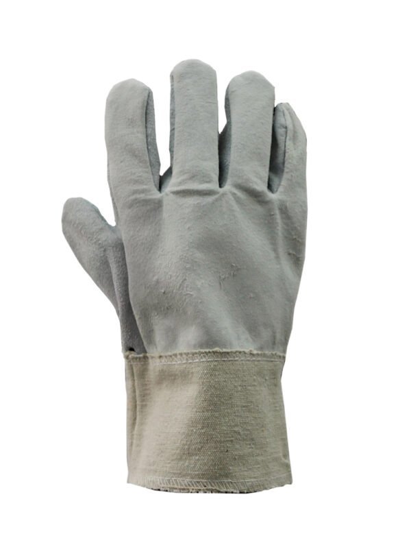 GUANTE DESCARNE AMERICANO GRIS PUO CORTO DE PASCALE T10